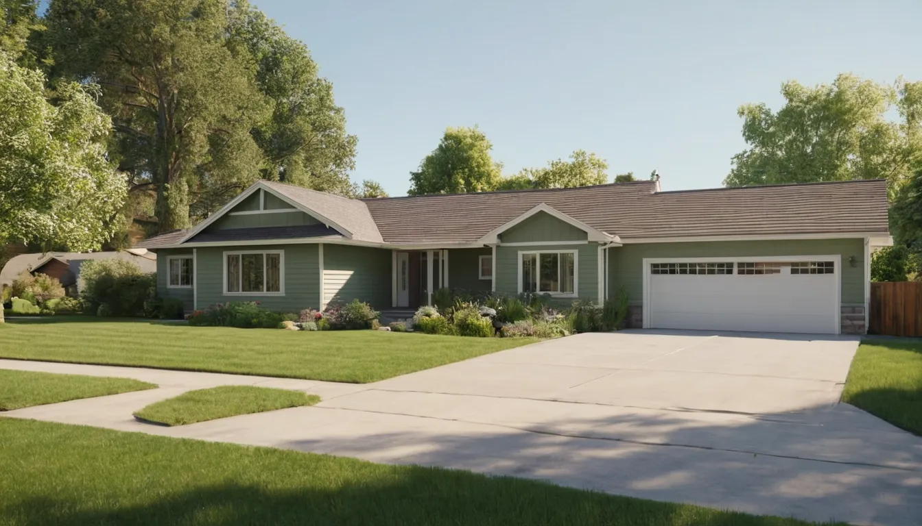 A ranch-style home with an attached garage in Salem Lakes